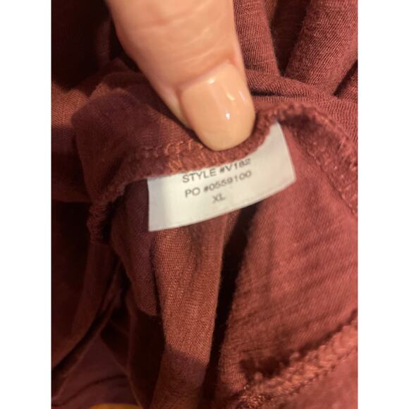 VUORI The Rise T-Shirt Tee in Russet Men's Size XL Pocket CASUAL GYM FITNESS - Picture 5 of 5